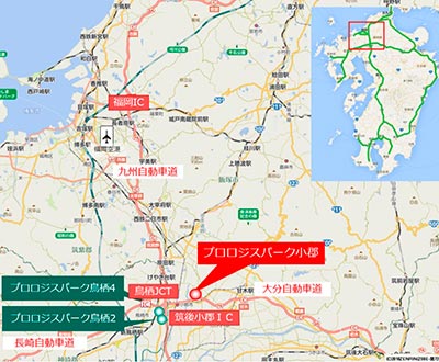 「プロロジスパーク小郡」開発予定地 「プロロジスパーク小郡」開発予定地