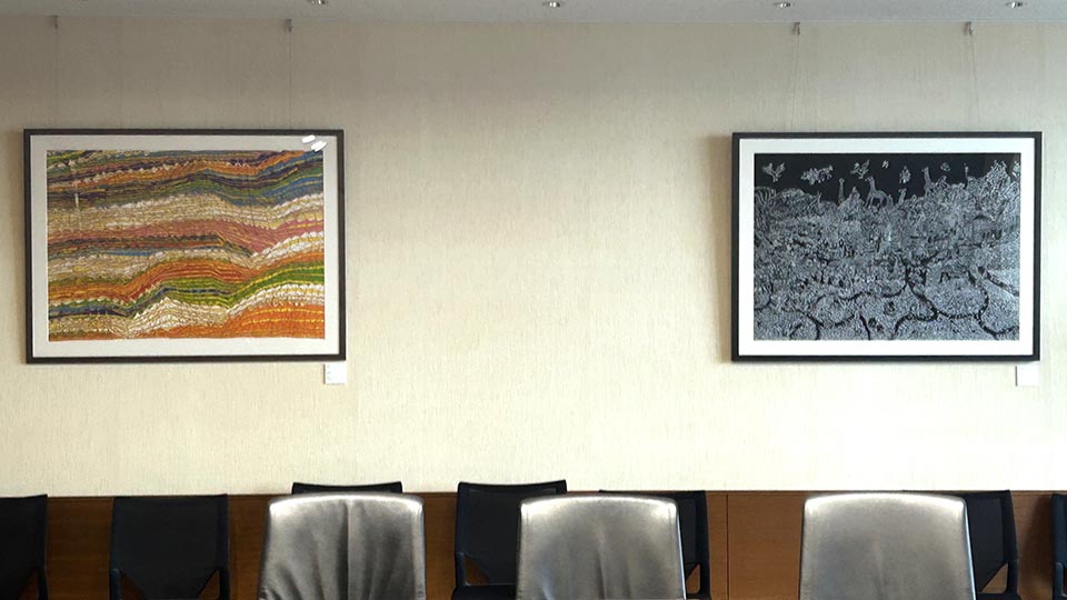 ヘラルボニー作品 社内展示(2|9654) ヘラルボニー作品 社内展示(2|9654)