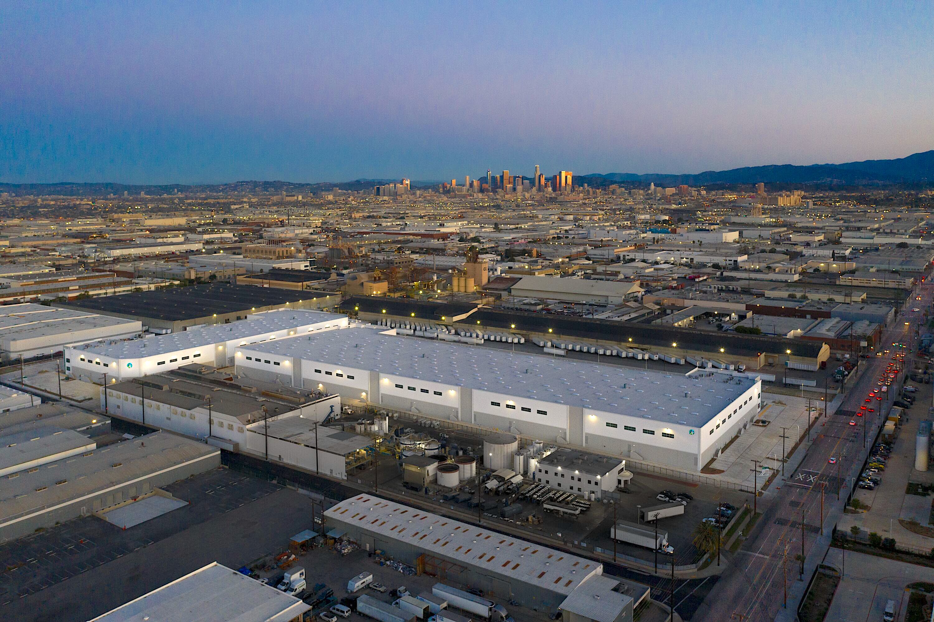 Aerial view of Prologis Vernon Business Center