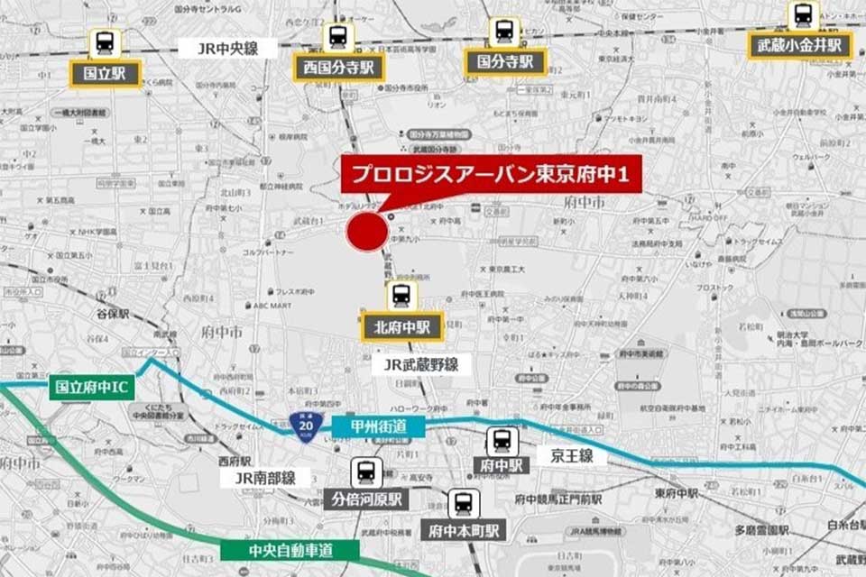 プロロジスアーバン東京府中1（周辺マップ｜9654-30）