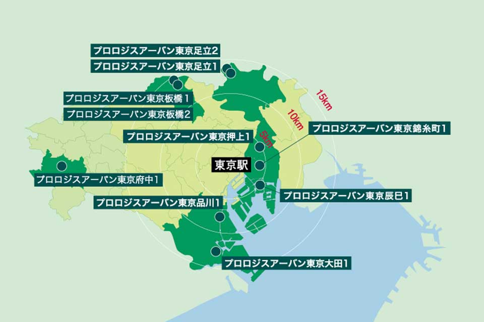 プロロジスアーバンの展開（2026年3月現在｜9654-30）