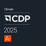 CDP | "A-" Climate Rating 2025