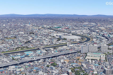 プロロジスアーバン東京足立　鳥瞰イメージ